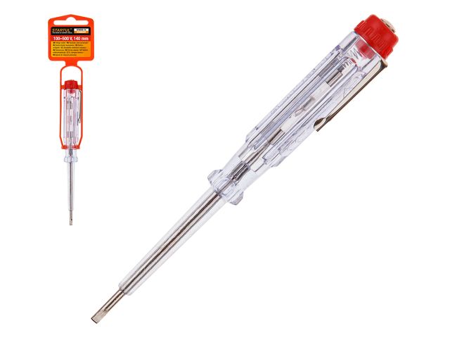 Пробник электрический 100-500v, 140мм STARTUL STANDART (ST4035-14)