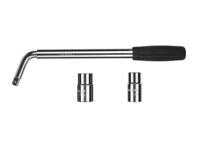 Вороток Г-образный 1/2" телескоп. 310-470мм с головками ВОЛАТ