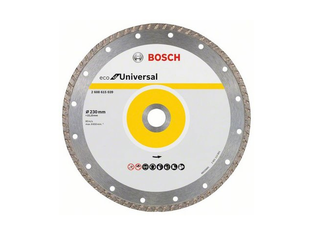 Алмазный круг 230х22 мм универс. Turbo ECO UNIVERSAL BOSCH