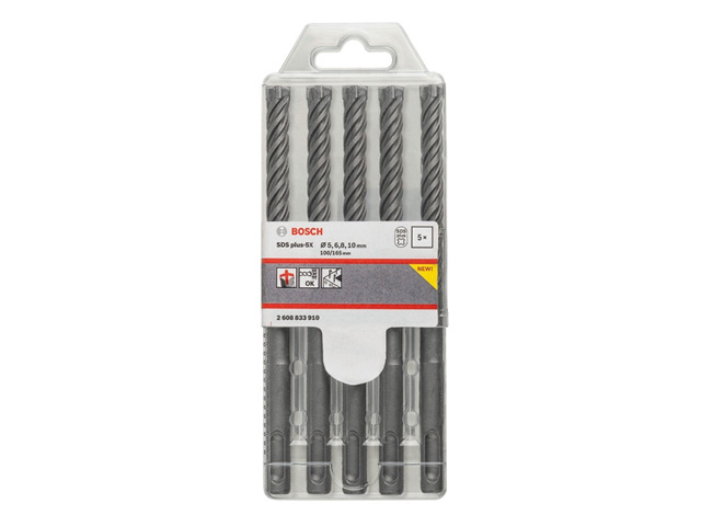 Набор сверл SDS+ BOSCH 5X 5 шт. 6-10 мм