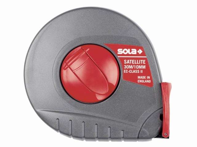 Мерная лента 10м стальн., пластм. корпус Satellite ST 10 (SOLA) (быт.)