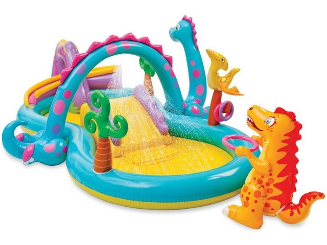 Надувной игровой центр Планета динозавров, 333х229х112 см, INTEX