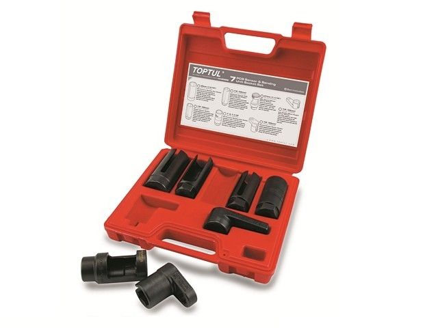 Image 2 Набор спецголовок для снятия датчиков лямбда-зондов, давления масла и форсунок  TOPTUL