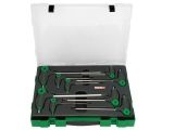 Набор ключей L-Type TORX 2-10мм 9шт в пласт.боксе TOPTU