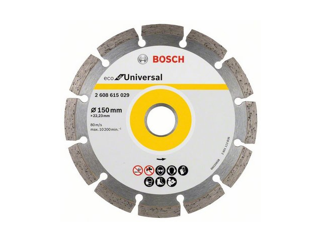 Алмазный круг 150х22 мм универс. сегмент. ECO UNIVERSAL BOSCH