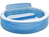 Надувной бассейн с сиденьем Семейный, 224х216х76 см, INTEX