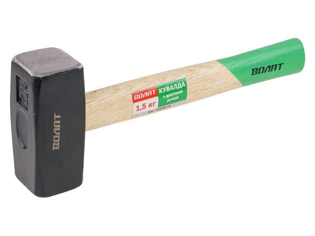Кувалда 1,5кг с деревянной рукояткой ВОЛАТ