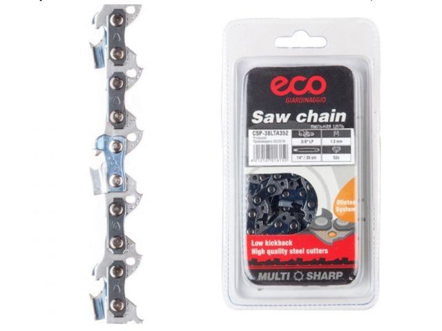 Цепь 35 см 14" 3/8" LP 1.3 мм 52 зв. 38LTA (в блистере) ECO