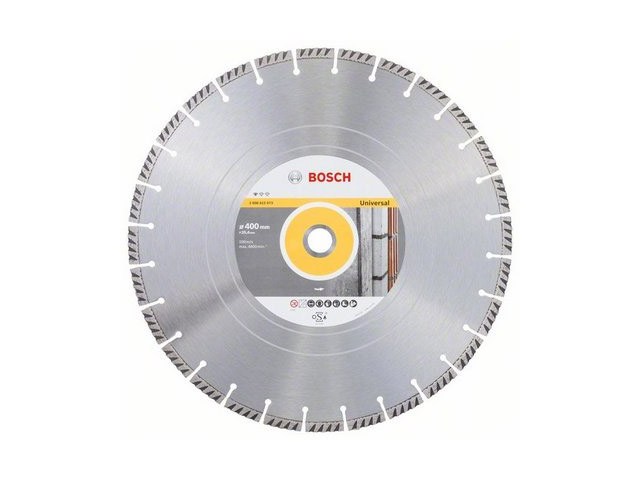 Алмазный круг 400х25.4 мм универс. сегмент. Turbo STANDARD FOR UNIVERSAL BOSCH