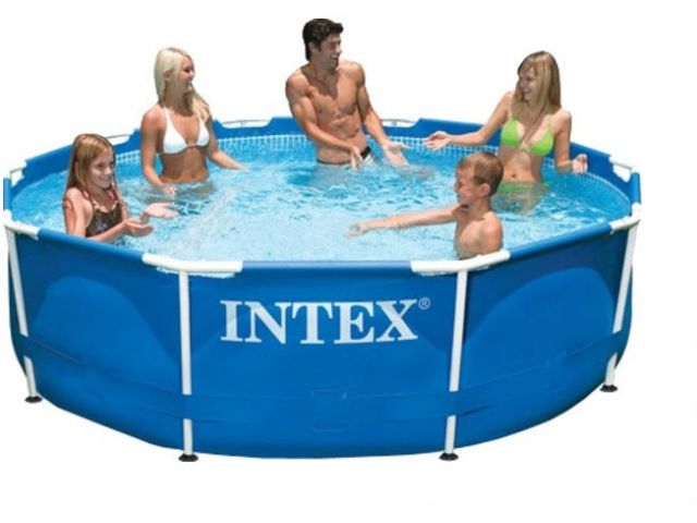 Каркасный бассейн Metal Frame, круглый, 305х76 см, INTEX