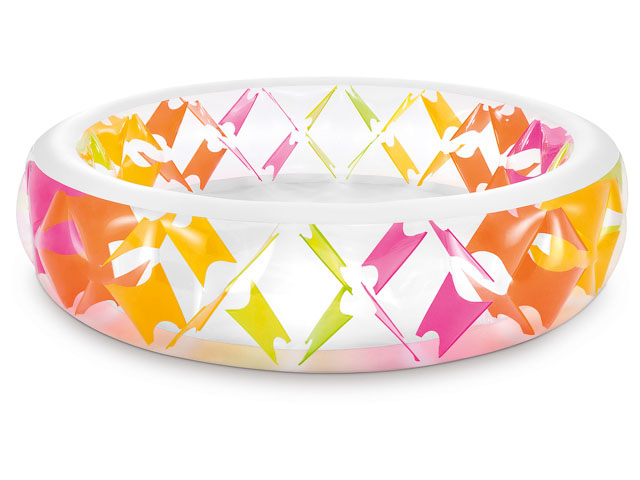 Надувной детский бассейн Pinwheel, 229х56 см, INTEX