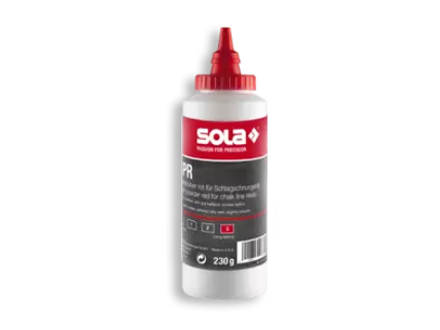 Мел разметочный КРАСНЫЙ в пластм. бут.(230г) СPR 230 RED (SOLA)