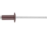 Заклепка вытяжная 4.8х12 мм алюминий/сталь, RAL 3009 (10000 шт в коробе) STARFIX