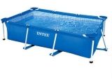 Каркасный бассейн Rectangular Frame, прямоугольный, 300х200х75 см, INTEX