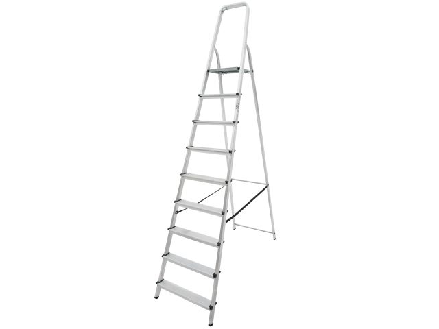 Лестница-стремянка алюм. 194 см 9 ступ. 6,0 кг PRO STARTUL (ST9940-09)