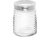 Банка для сыпучих продуктов стеклянная Ажур (Azhur) 1400 мл, PERFECTO LINEA