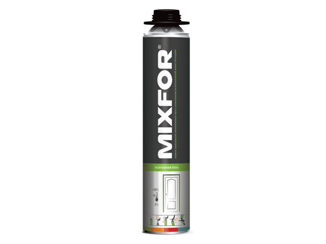 Пена монтажная профессиональная всесезонная MIXFOR Foam Pro Soft, (750мл)