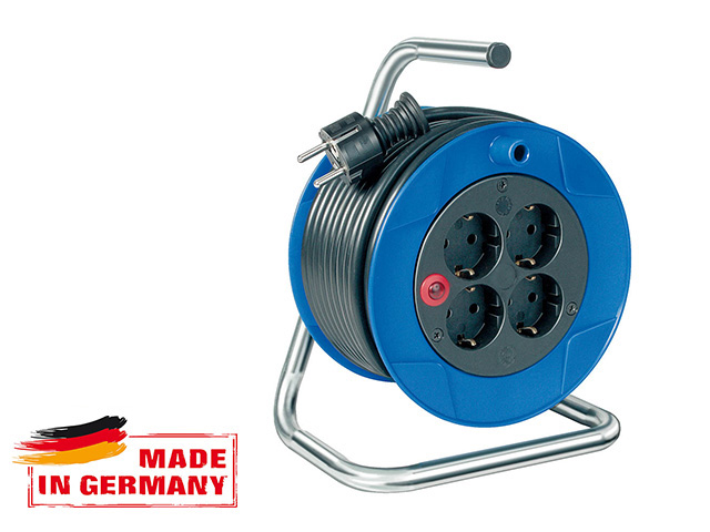 Удлинитель на катушке 15м (4 роз., 3.5кВт, с/з) Brennenstuhl Compact
