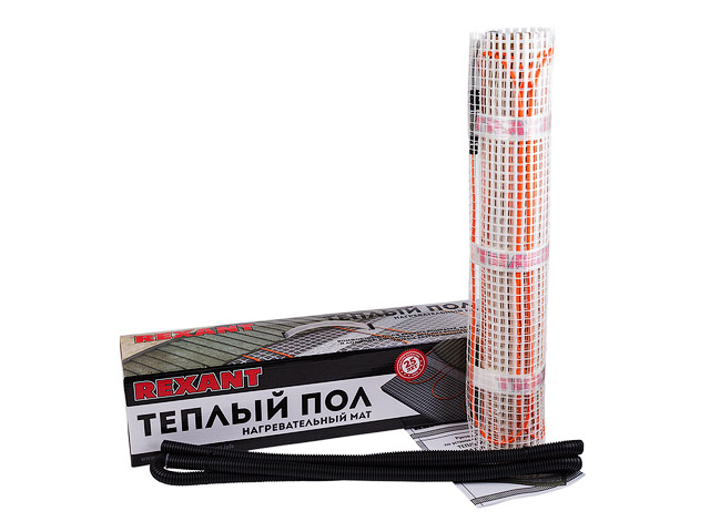 Теплый пол (нагрев. мат) Extra (4,0м2; 0,5х8,0м; 640Вт; двужильн.) REXANT