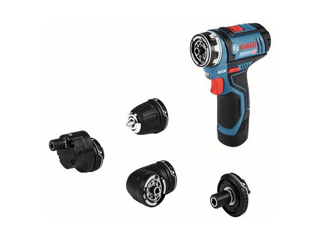 Аккум. дрель-шуруповерт BOSCH GSR 12V-15 FC L-BOXX + набор насадок