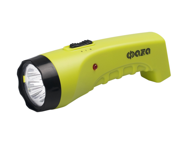Фонарь светодиодный AccuF2-L04-gn (зел.) аккум. ФАЗА