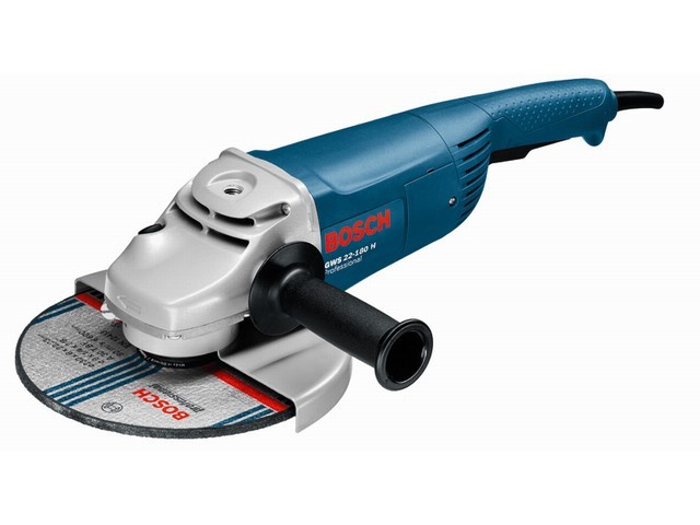 Двуручная углошлифмашина BOSCH GWS 22-180 H в кор.