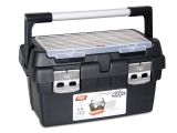 Ящик для инструмента пластмассовый 45x28,5x25см (с лотком и органайзером) TAYG