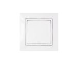 Выключатель 1 клав. промежуточный (скрытый, 10А) белый, Уют, Bylectrica