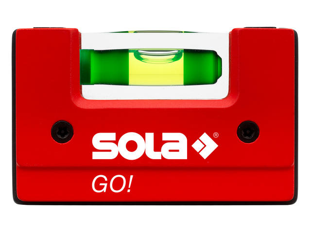 Уровень 68 мм 1 глазок пластм. GO! CLIP! (SOLA)