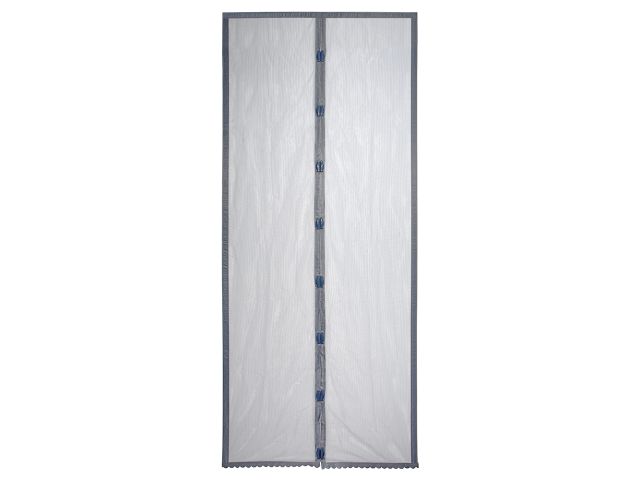 Image 2 Сетка-шторка на дверь противомоскитная, с магнитным замком и крепежной лентой, 45х210 см, 2 шт. HELP