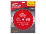 Алмазный круг 230х22 мм универс. сегмент. WORTEX