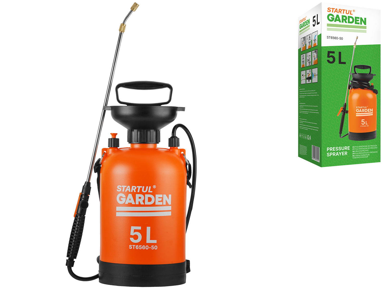 Опрыскиватель компрессионный 5л STARTUL GARDEN (ST6560-50)