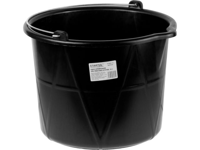 Ведро строительное 16 л пластм. круглое STARTUL MASTER (ST0803-16)