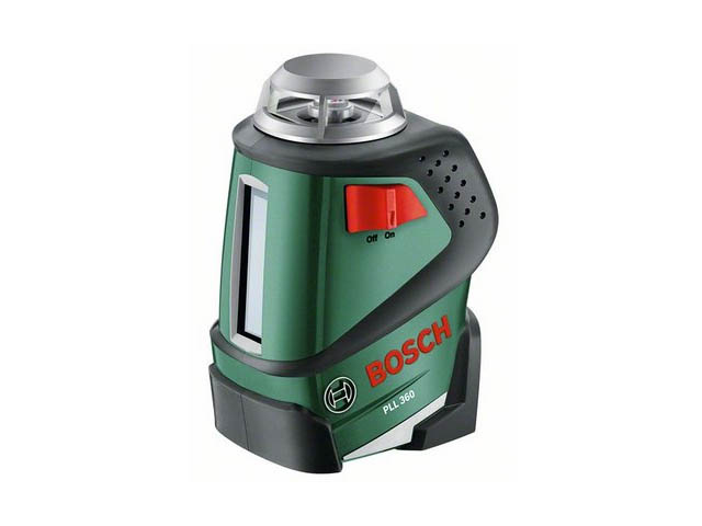 Нивелир лазерный линейный BOSCH PLL 360 с держателем в кор.