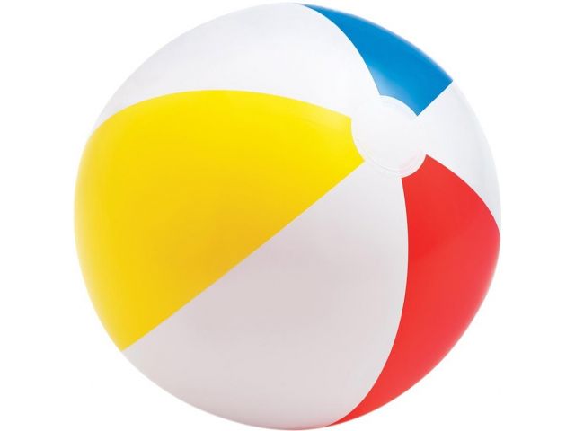Надувной мяч, 4-х цветный, 51 см, INTEX