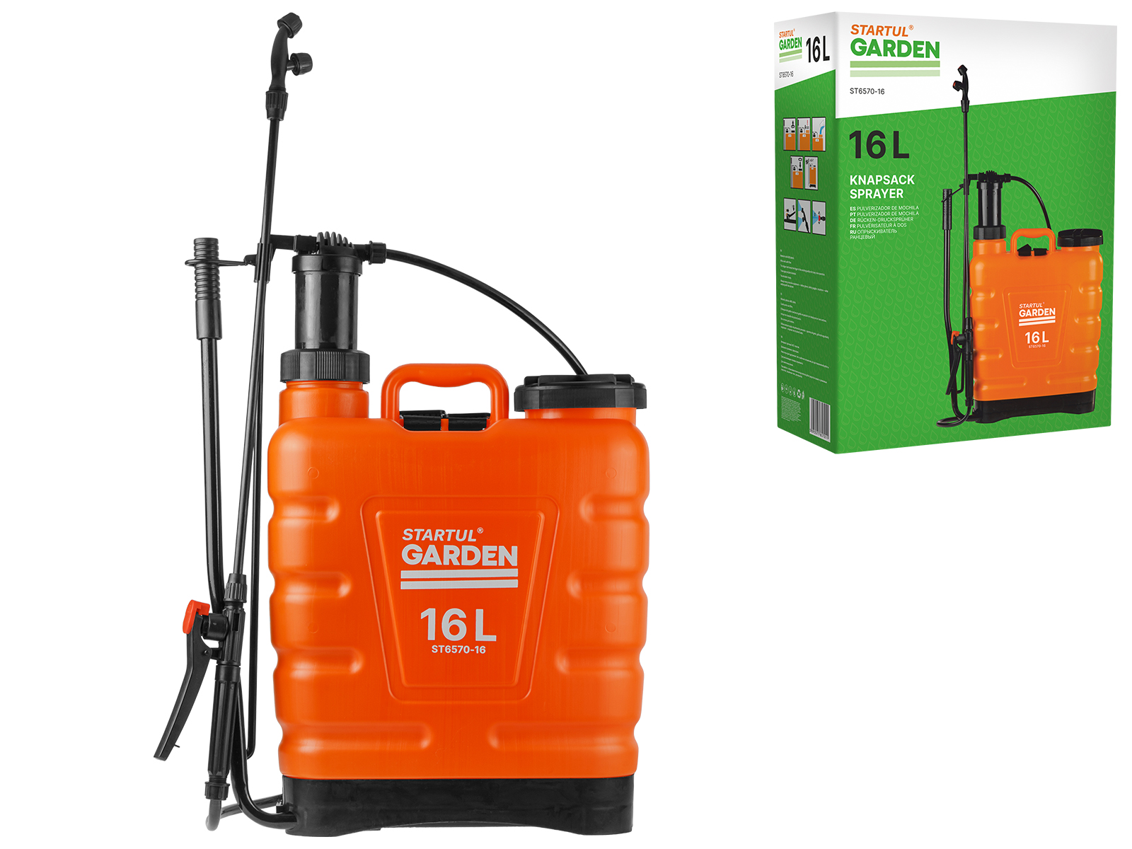 Опрыскиватель ранцевый 16л STARTUL GARDEN (ST6570-16)