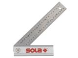 Угольник складной 250х170мм алюм. рукоятка QUATTRO (SOLA)