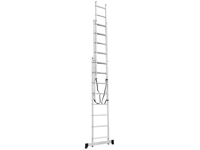 Image 7 Лестница алюм. 3-х секц. 201/474/214см 3х8 ступ., 9,9кг PRO STARTUL (ST9944-08)