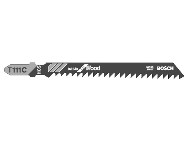 Пилка лобз. по дереву T111C (1 шт.) BOSCH