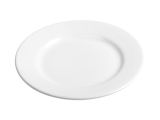 Тарелка обеденная керамическая, 241 мм, круглая, серия Лапсеки, белая, PERFECTO LINEA