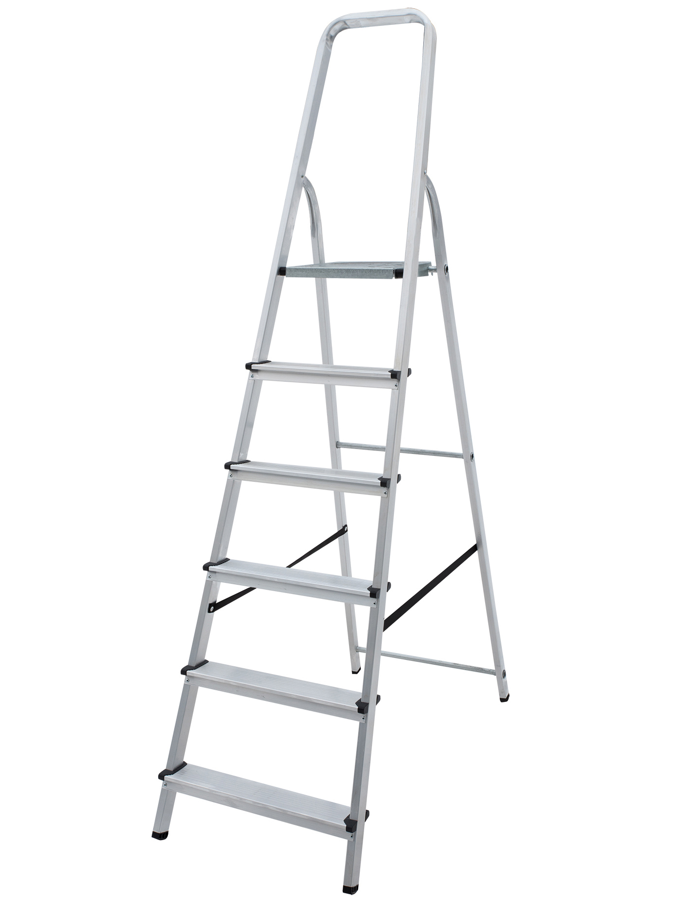 Лестница-стремянка алюм. 125 см 6 ступ. 4,4кг PRO STARTUL (ST9940-06)