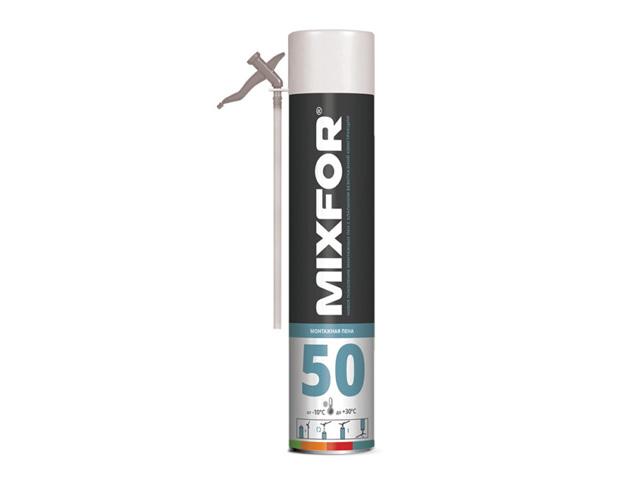 Пена монтажная бытовая всесезонная MIXFOR Foam Home 50, (750мл)