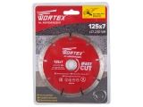 Алмазный круг 125х22 мм универс. сегмент. WORTEX