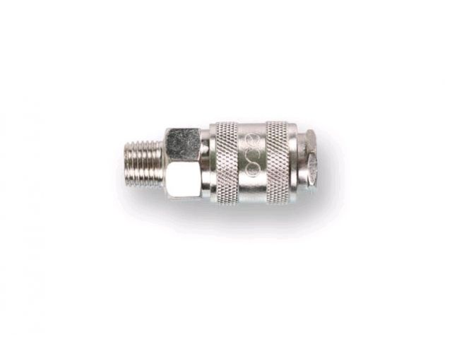Соединение быстросъем. МАМА х нар. резьба 1/4" (сталь) ECO