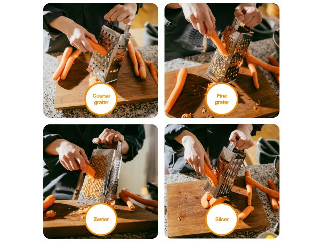 Image 3 Терка 4-сторонняя Essential Fiskars