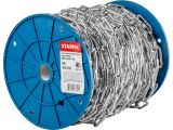 Цепь сварная длиннозвенная, оцинк. М5 DIN 763 (бухта 40 м) STARFIX