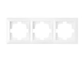 Рамка 3-местная белая, Стиль, Bylectrica