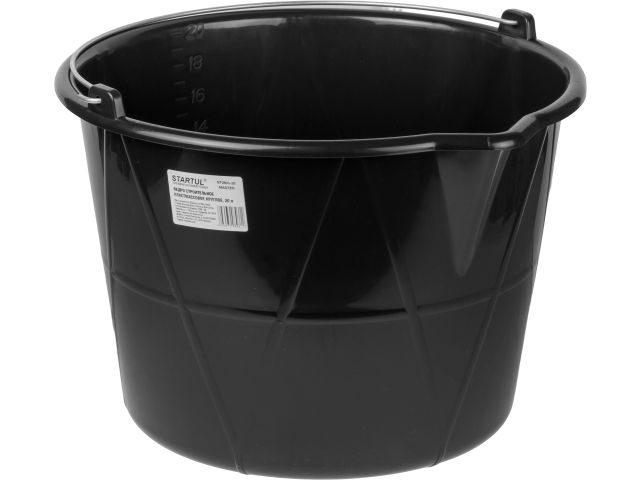 Ведро строительное 20 л пластм. круглое STARTUL MASTER (ST0803-20)