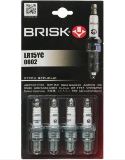 Свеча зажигания BRISK LR15YC в блистере