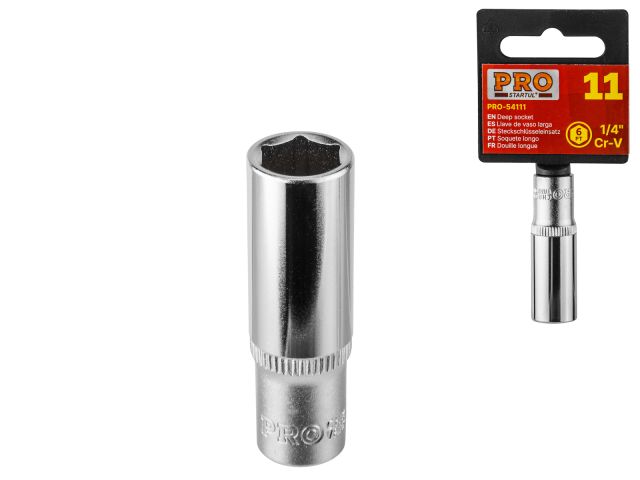 Головка 1/4" 12мм 6гр. глубокая PRO STARTUL (PRO-54112)
